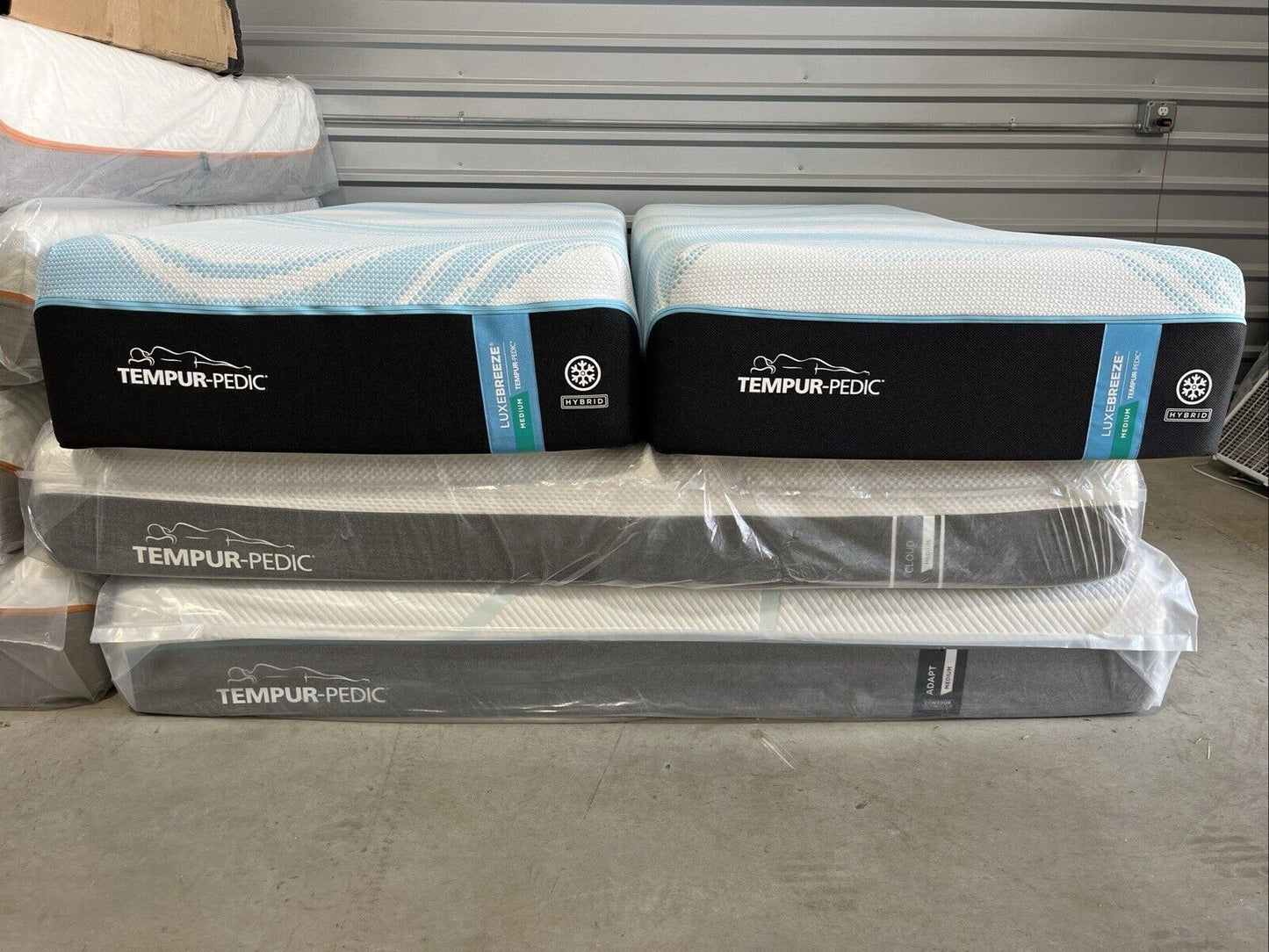 NUEVO colchón TempurPedic LuxeBreeze Hybrid 2.0 tamaño king dividido mediano. Precio de venta sugerido: $10,200.00